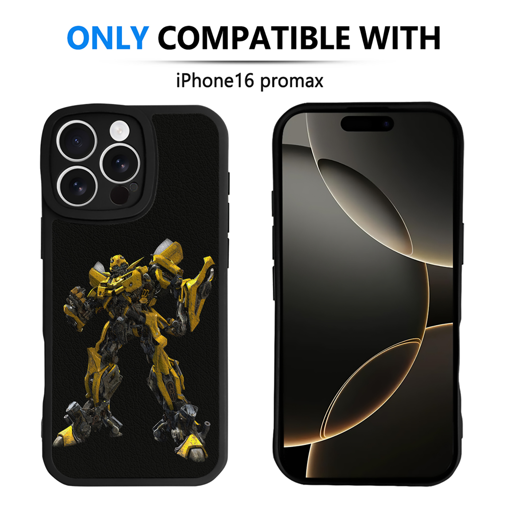 （画像用） Transformers トランスフォーマー 【iPhone 16シリーズ対応】シリコンスマホケース（レザー調） 材質：シリコン